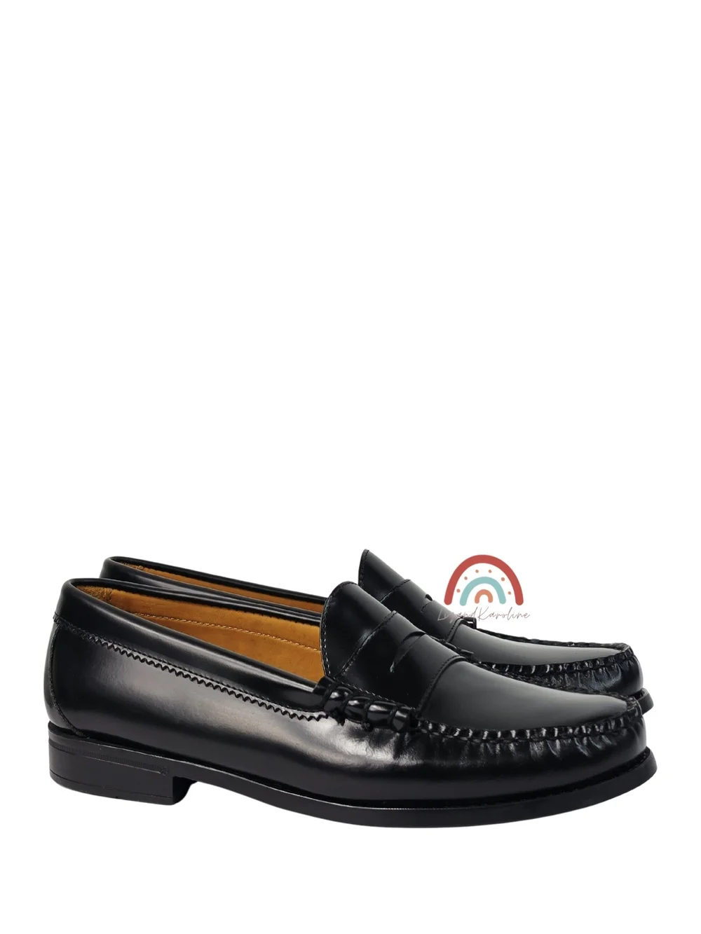 New! J. Crew Camden Leather Loafers Black 9.5